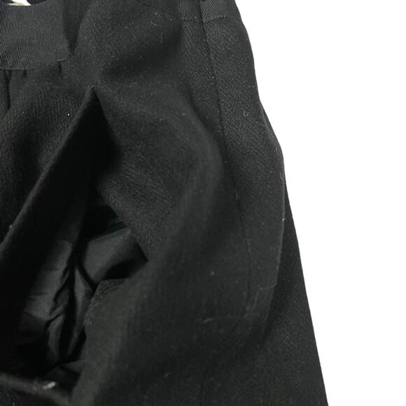 J. Crew Factory Mini Skirt Bungalow Black Recycled Wool Blend Women's 2 - Picture 7 of 9